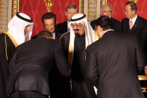 ...but he will bow to a Saudi Prince