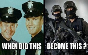 police militarized