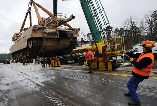 tanks from germany coming to US