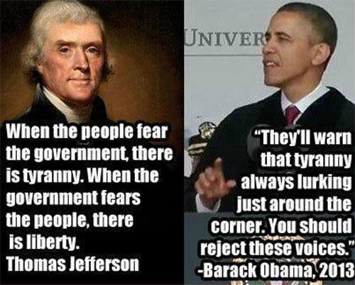 tyranny tj and obama
