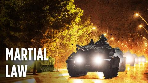 martial law tanks