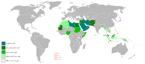 SHARIA LAW MAP