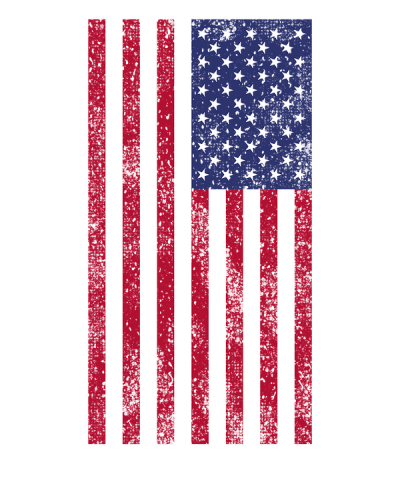 distressed american flag