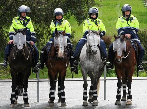 australian mounted police