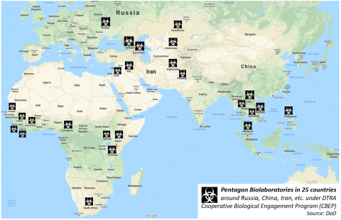 biolabs around the world