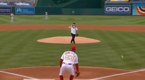fauci first pitch