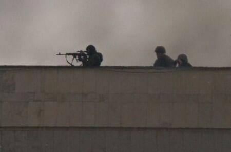 snipers on the roof