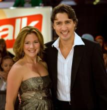 TRUDEAU AND WIFE