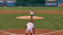 fauci first pitch