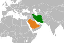 IRAN AND  SAUDI ARABIA